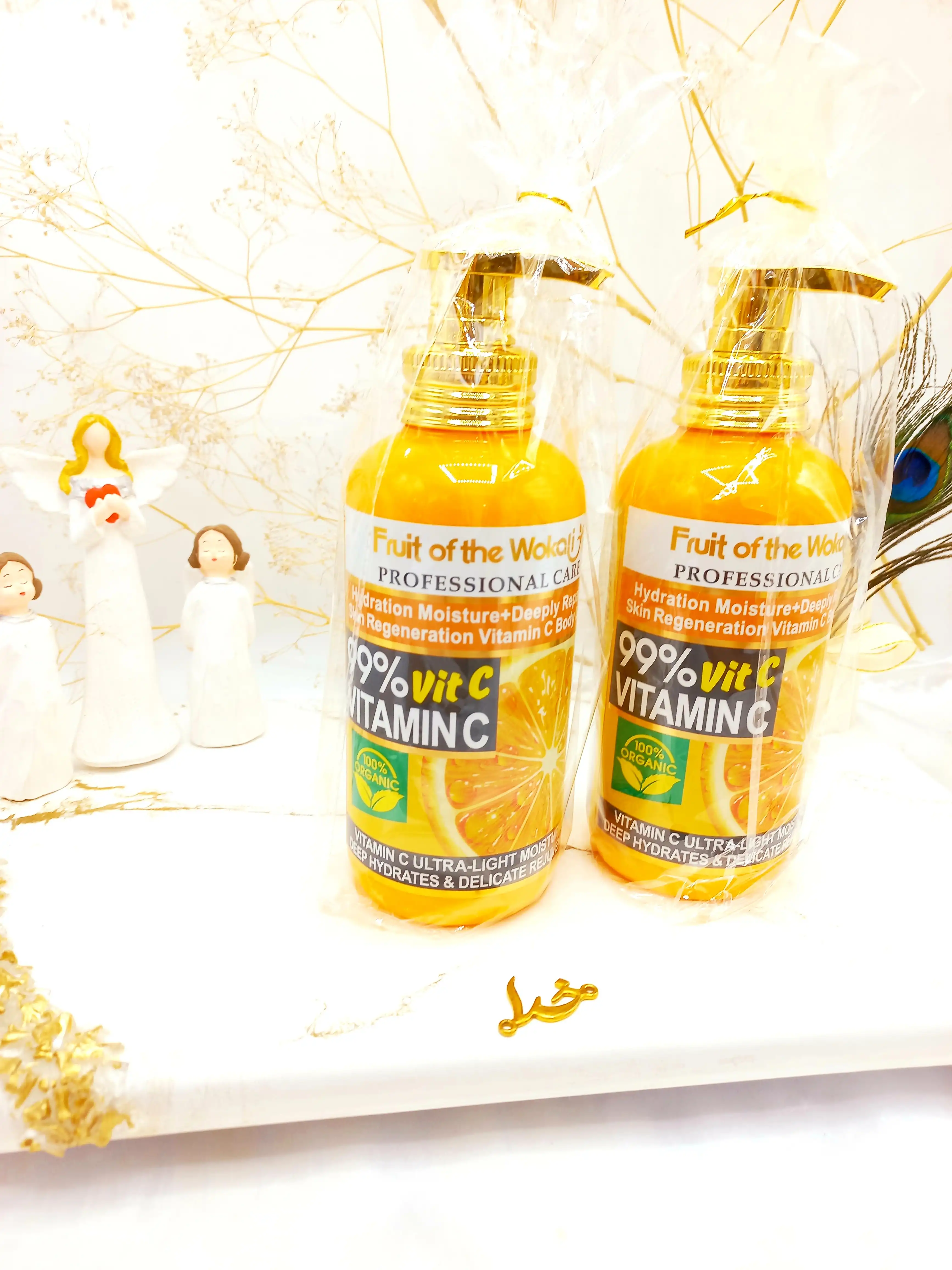 لوسیون بدن ویتامین سی 99% وکالی 500 میل Wokali کد WKL724