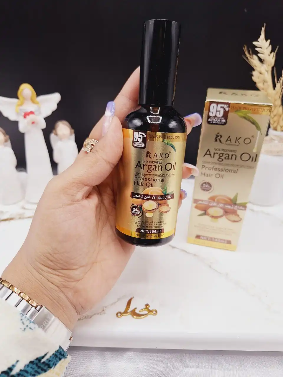 اسپری روغن آرگان مو برند راکو   RAKO کد RK1189