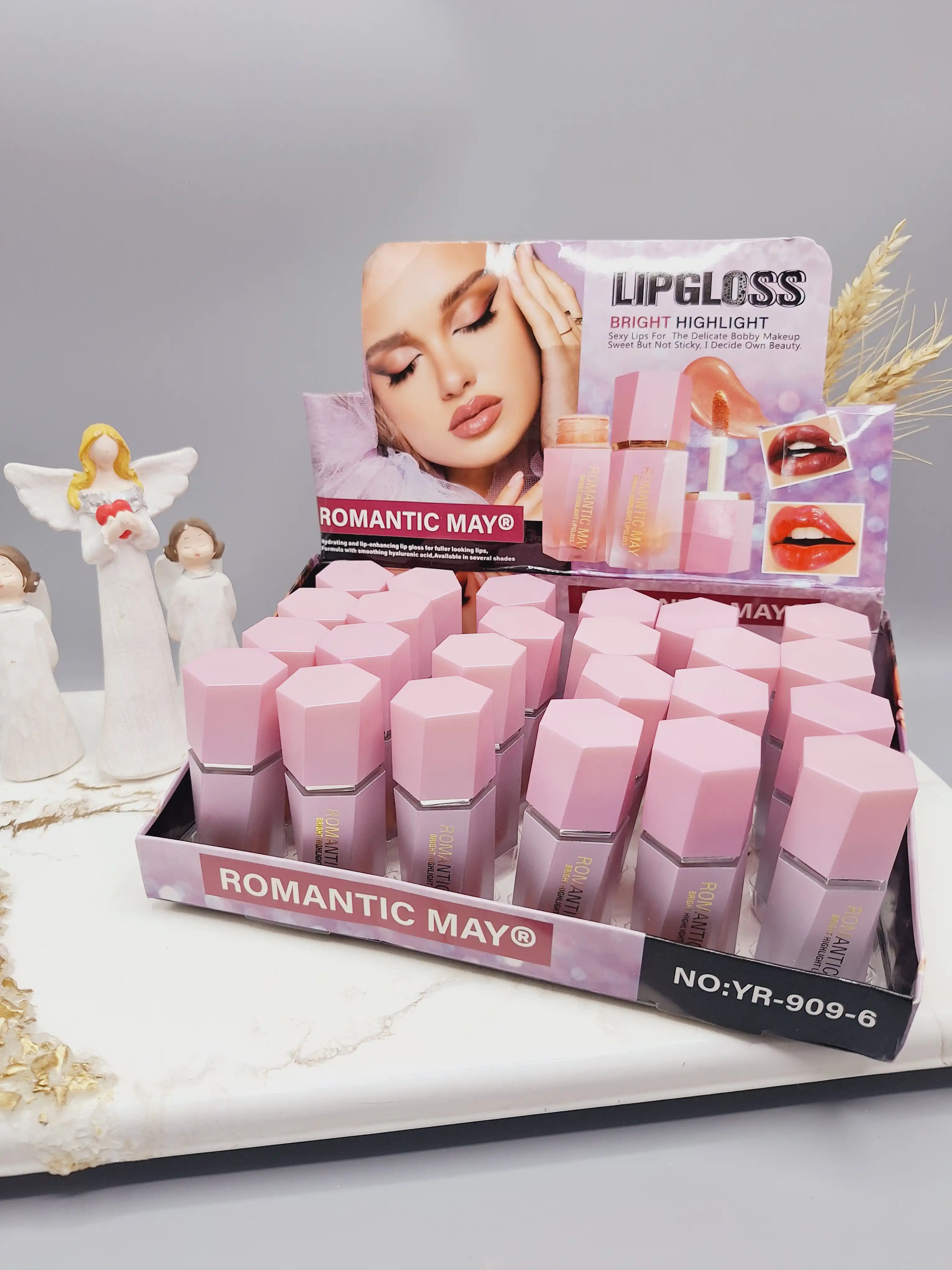 هایلایتر براش دار برند ROMANTIC MAY کد NO:YR-909-6
