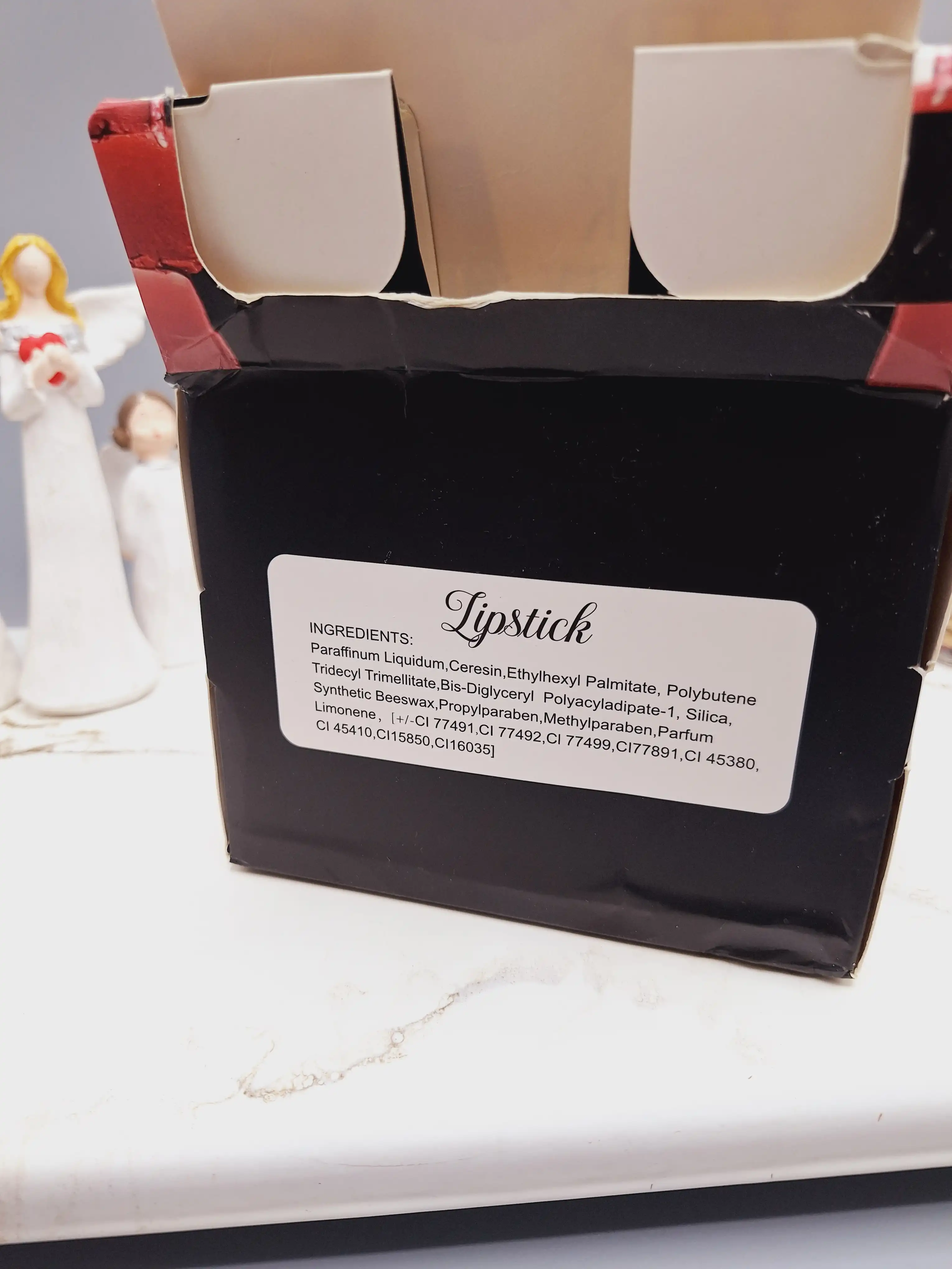 پک 6 تایی رژ جامد مدل پیچی برند Versai پوکه مشکی کد 2308