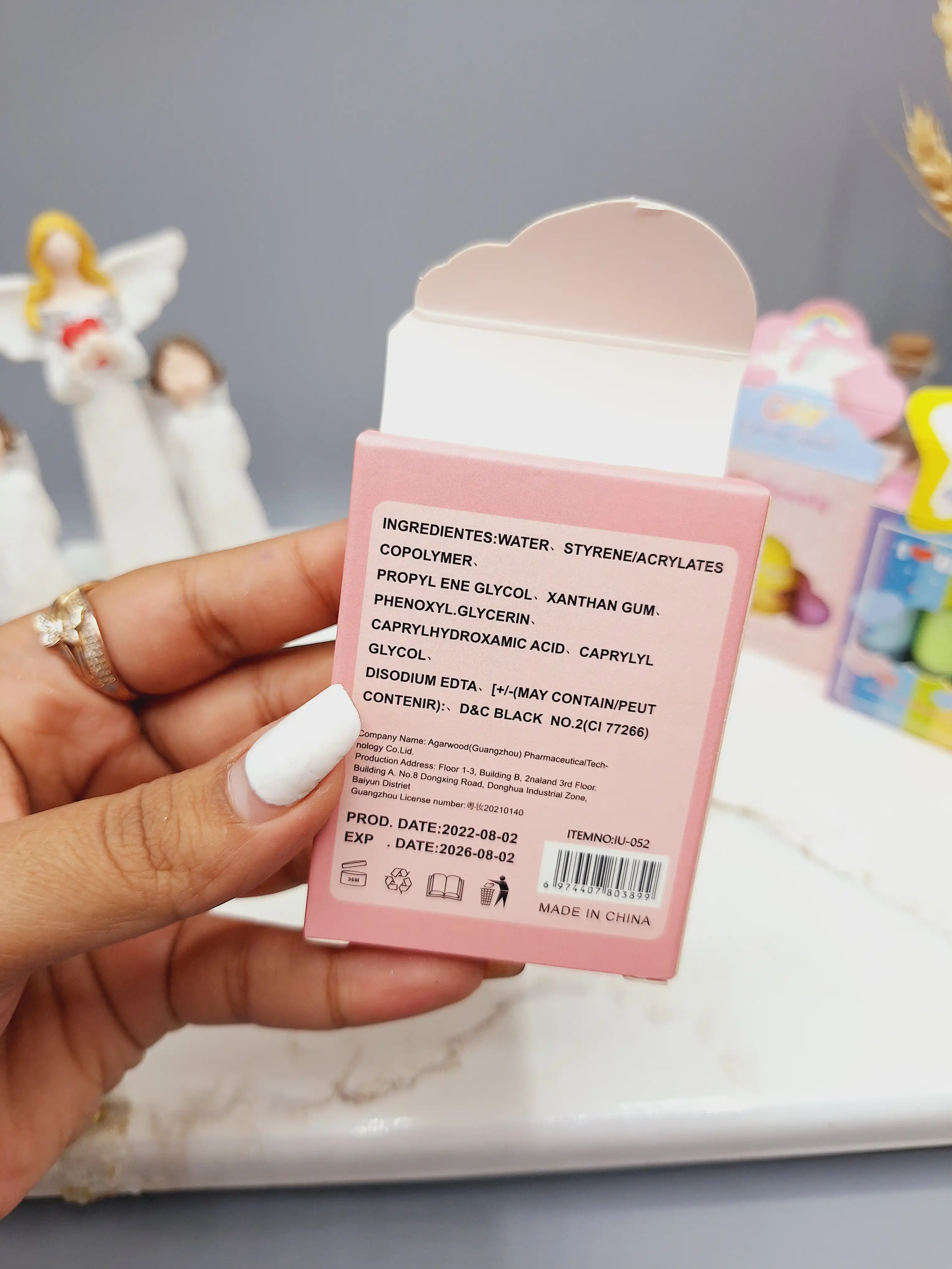 پک 4 عددی خط چشم رنگی مویی برند UBeauty کد 3899