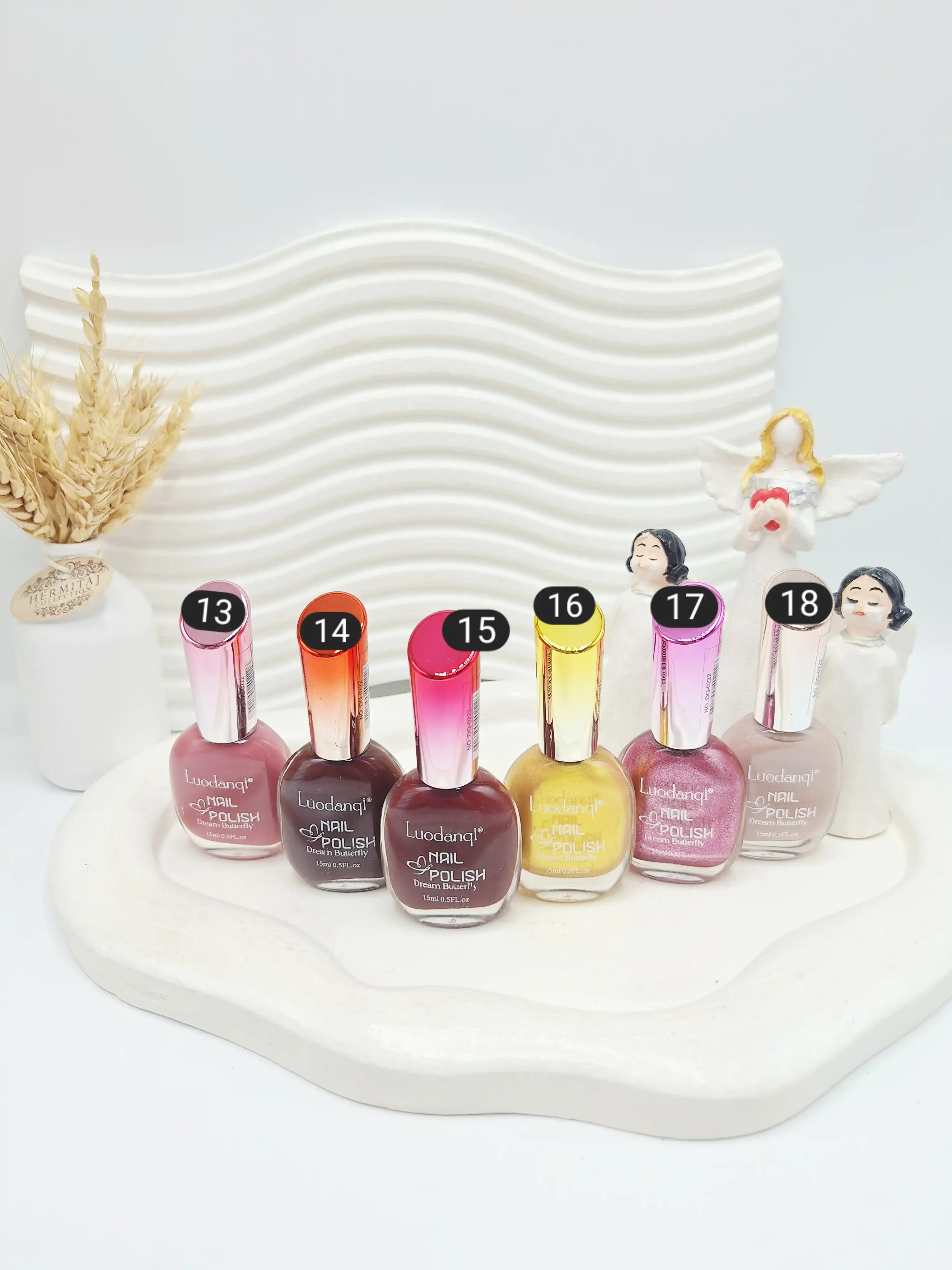 لاک ناخن پرطرفدار برند LUOdanqi کد 0222